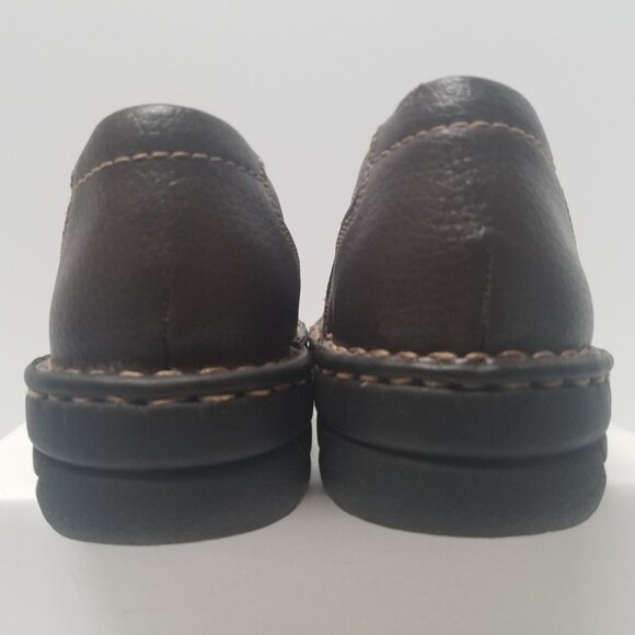 Earth Spirit Brown Pebbled Leather Slip-On Loafers - Picture 10 of 15